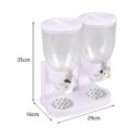 1 White Modern Food Dispenser Cereal Containers Storage Dispenser: 3 - 5 Days Free Delivery Only UK - Image 6