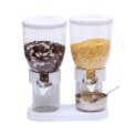 1 White Modern Food Dispenser Cereal Containers Storage Dispenser: 3 - 5 Days Free Delivery Only UK - Image 4