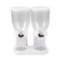 1 White Modern Food Dispenser Cereal Containers Storage Dispenser: 3 - 5 Days Free Delivery Only UK - Image 5