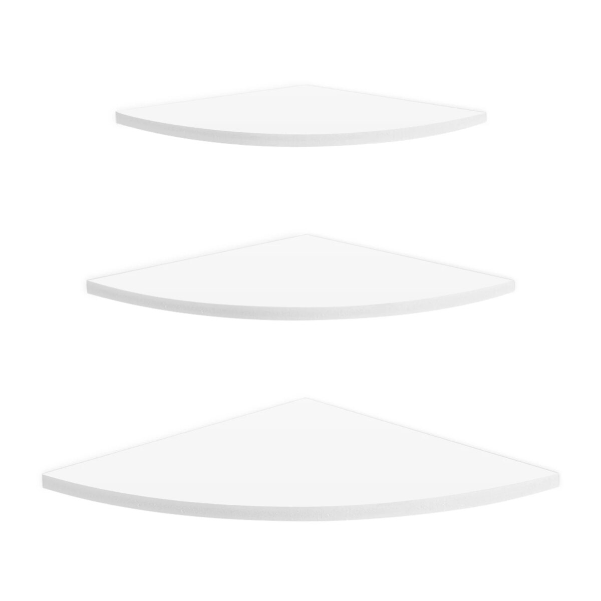 3PCS Floating Corner Shelf Wall Mounted Storage Rack Bookshelves Home Furniture  Decor  Wall Shelf Corner Wall Shelf: 3 - 5 Days Free Delivery Only UK - Image 5