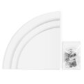 3PCS Floating Corner Shelf Wall Mounted Storage Rack Bookshelves Home Furniture  Decor  Wall Shelf Corner Wall Shelf: 3 - 5 Days Free Delivery Only UK - Image 3