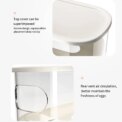 Automatic Scrolling Egg Holder with Lid Refrigerator Rolling Egg Holder Automatic 12 Count Egg Dispenser for Fridge Refrigerator: 3 - 5 Days Free Delivery Only UK - Image 6