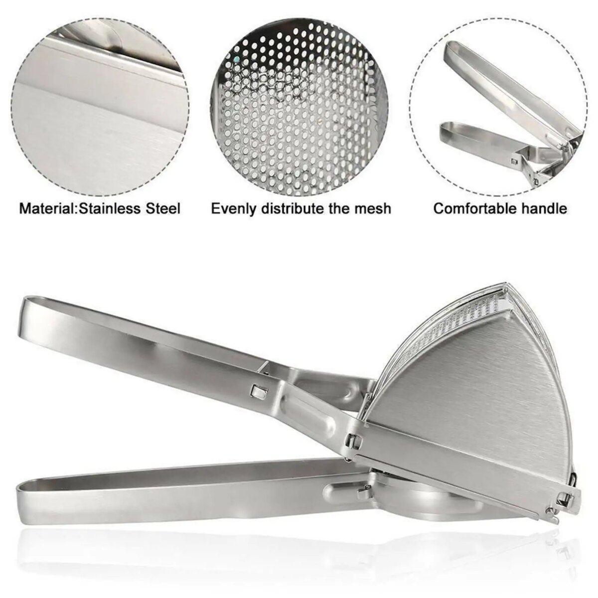 New Large Stainless Steel Potato Ricer Masher Fruit Press Juicer Crusher Squeeze: 3 - 5 Days Free Delivery Only UK - Image 5