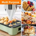 Pancake Batter Dispenser with 4 Nozzles Multi-Caliber Stainless Steel Funnel Cake Dispenser with Stand Great for Baked Goods: 3 - 5 Days Free Delivery Only UK - Image 6