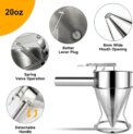 Pancake Batter Dispenser with 4 Nozzles Multi-Caliber Stainless Steel Funnel Cake Dispenser with Stand Great for Baked Goods: 3 - 5 Days Free Delivery Only UK - Image 5