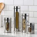 Set of 4 Stainless Steel Food Storage Containers: 3 - 5 Days Free Delivery Only UK - Image 2