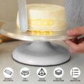 Aluminium Alloy Revolving Round Shape Cake Turntable 12 Inch Rotating Cake Stand for Cake, Cupcake Decorating Supplies: 3 - 5 Days Free Delivery Only UK - Image 6