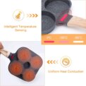 Egg Frying Pan Nonstick Coating Mini Skillet, Comfortable Handle, For Omelettes, Pancakes, And Hamburgers, Outdoor Camping: 3 - 5 Days Free Delivery Only UK - Image 3