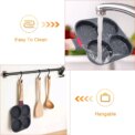 Egg Frying Pan Nonstick Coating Mini Skillet, Comfortable Handle, For Omelettes, Pancakes, And Hamburgers, Outdoor Camping: 3 - 5 Days Free Delivery Only UK - Image 4