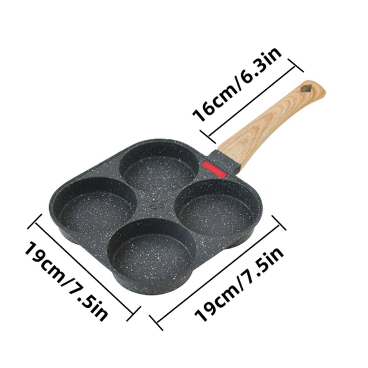 Egg Frying Pan Nonstick Coating Mini Skillet, Comfortable Handle, For Omelettes, Pancakes, And Hamburgers, Outdoor Camping: 3 - 5 Days Free Delivery Only UK - Image 6