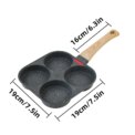 Egg Frying Pan Nonstick Coating Mini Skillet, Comfortable Handle, For Omelettes, Pancakes, And Hamburgers, Outdoor Camping: 3 - 5 Days Free Delivery Only UK - Image 6