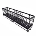50CM Wall Mounted Metal Wine Glass Rack Drink Bottle Storage Display Shelf, Black: 3 - 5 Days Free Delivery Only UK - Image 3