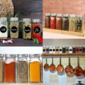 12pc 120ML bottle Glass Spice Bottle Jars Spice Jar Set Transparent Seasoning Storage Bottles Kitchen Salt Bottle: 3 - 5 Days Free Delivery Only UK - Image 4