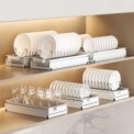 Pull Out Dish Racks Kitchen Under Sink Organizer, Cabinet Slide Out Dish Drying Rack With Drainboard, Carbon Steel Sliding Drawer: 3 - 5 Days Free Delivery Only UK - Image 6