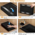 Pull Out Black Cabinet Organizer, Slide Out Drawers for Kitchen Cabinets & Pantry, Under Sink Storage, Slide Out Shelves for Organization: 3 - 5 Days Free Delivery Only UK - Image 5
