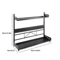 [UK Stock] Kitchen Shelves Kitchen Storage Rack Jar Organization Cupboard Seasoning Storage Rack Kitchen Accessories: 3 - 5 Days Free Delivery Only UK - Image 2