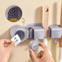 Wall Mounted Mop Organizer Broom Holder Mop Clip Stand Brush Rack Hanging Pipe Hook Kitchen Storage Bathroom Accessories Tools: 3 - 5 Days Free Delivery Only UK - Image 5