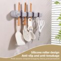 Wall Mounted Mop Organizer Broom Holder Mop Clip Stand Brush Rack Hanging Pipe Hook Kitchen Storage Bathroom Accessories Tools: 3 - 5 Days Free Delivery Only UK - Image 4