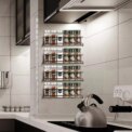 4Pcs Spice Jar Rack Kitchen Cupboard Door Wall Storage Organiser Herb Cabinet ~: 3 - 5 Days Free Delivery Only UK - Image 4