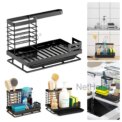 Kitchen Sponge Holder, Dishwashing Brush Rag Rack, Storage Rack Above The Sink~: 3 - 5 Days Free Delivery Only UK