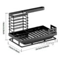 Kitchen Sponge Holder, Dishwashing Brush Rag Rack, Storage Rack Above The Sink~: 3 - 5 Days Free Delivery Only UK - Image 5
