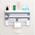 Wall Mounted Kitchen Cling Film Foil Roll Holder Dispenser Towel Tissue Rack: 3 - 5 Days Free Delivery Only UK - Image 2