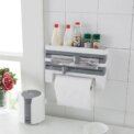 Wall Mounted Kitchen Cling Film Foil Roll Holder Dispenser Towel Tissue Rack: 3 - 5 Days Free Delivery Only UK