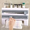 Wall Mounted Kitchen Cling Film Foil Roll Holder Dispenser Towel Tissue Rack: 3 - 5 Days Free Delivery Only UK - Image 3