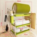 3 Tier Kitchen Chrome Storage Rack with Sink Rack Drip Tray: 3 - 5 Days Free Delivery Only UK - Image 5