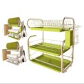 3 Tier Kitchen Chrome Storage Rack with Sink Rack Drip Tray: 3 - 5 Days Free Delivery Only UK - Image 3