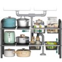UK Refine 2 Tier Under Sink Organizer and Storage Multifunctional Storage Rack: 3 - 5 Days Free Delivery Only UK - Image 4