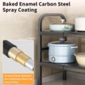 UK Refine 2 Tier Under Sink Organizer and Storage Multifunctional Storage Rack: 3 - 5 Days Free Delivery Only UK - Image 5